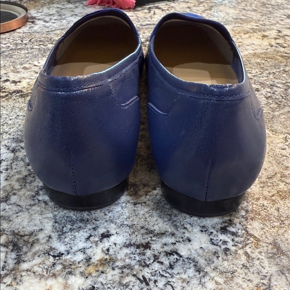 Enzo Angiolini Women's Navy and Royal Blue Flats - Picture 3 of 6